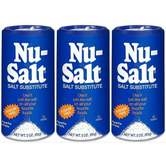 Nu-Salt Salt Substitute, 3 oz (Pack of 3)