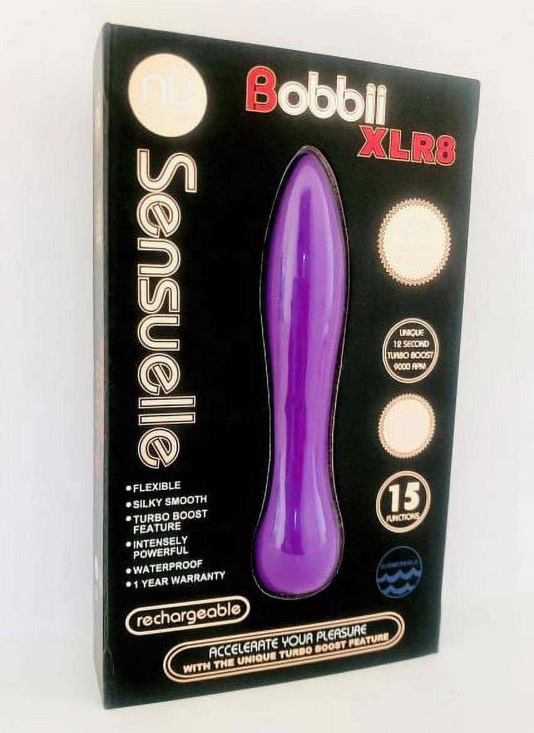 Nu Sensuelle Bobbii Flexible Vibe Xlr8 Turbo Boost - Ultra Violet