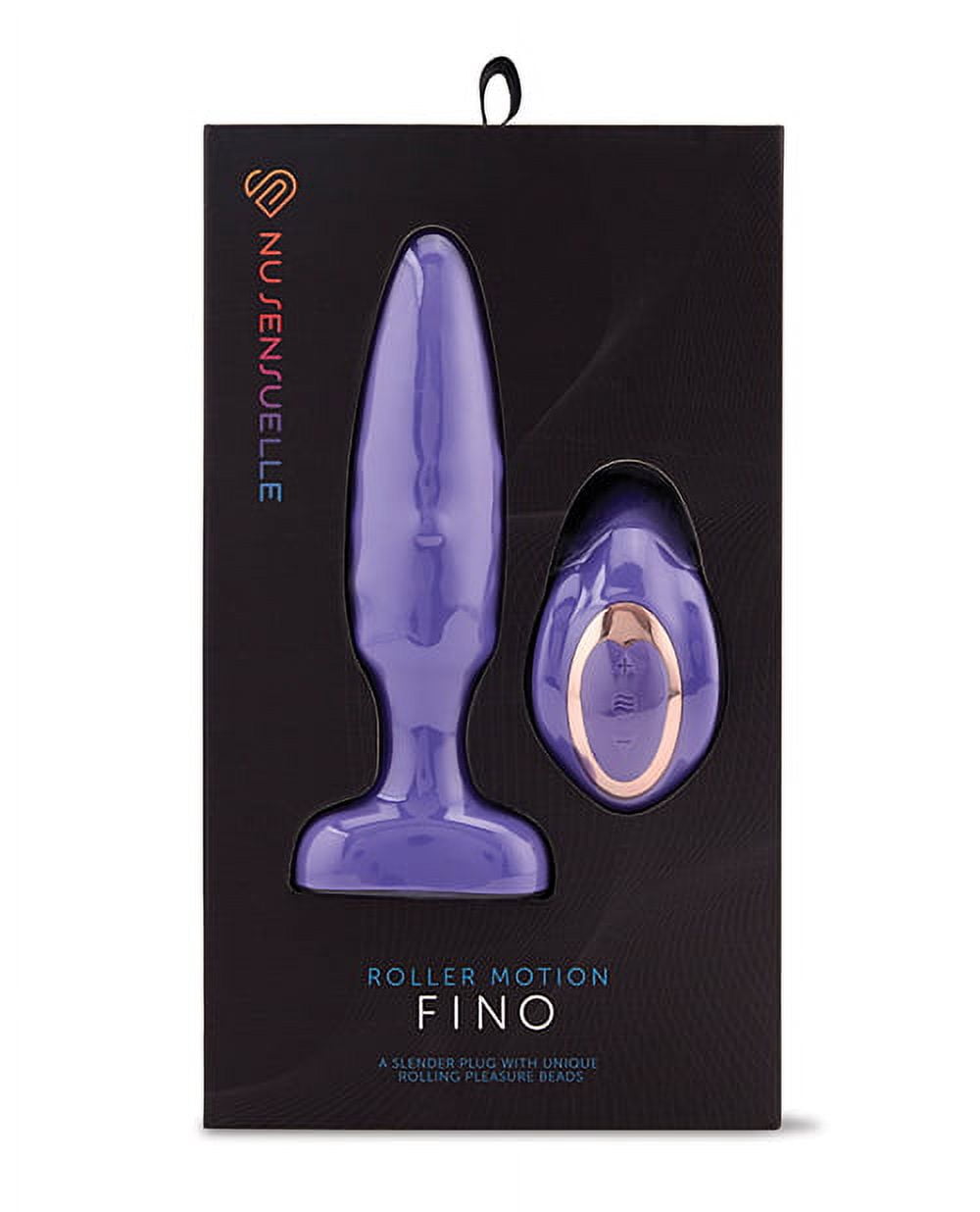 Nu Sensuelle Fino Vibrating With Remote Silicone Anal Plug, Navy Blue -  Walmart.com