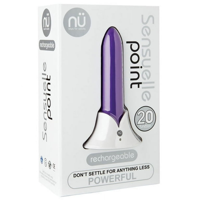 Nu Sensuelle Point 20 Functions Bullet Vibrator Purple Walmart