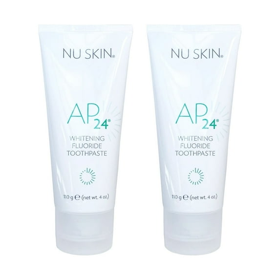 Nu Skin AP 24 Whitening Fluoride Toothpaste, Mint, 4 oz, 2 Pack