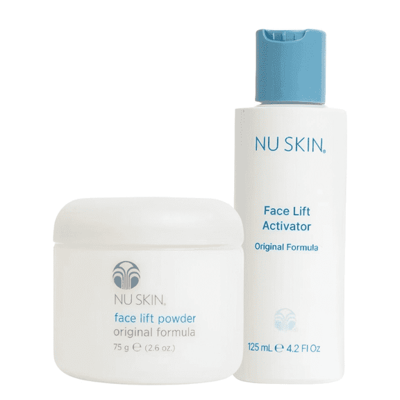 Nu Skin Face Lift with Activator, Original Formula, Instant Facial Firming and Tightening Treatment for Face and Neck, Reduces Fine Lines and Wrinkles, Enhances Skin Tone and Texture