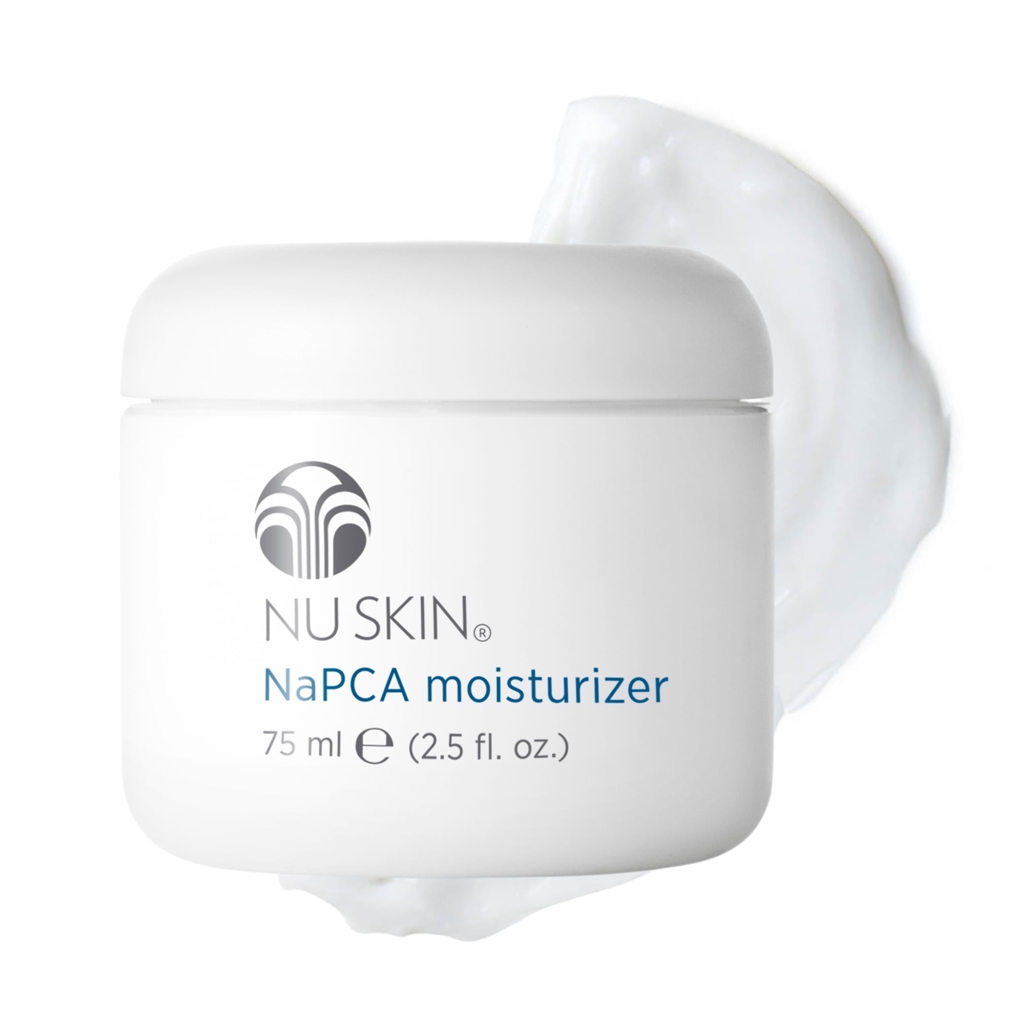 Nu Skin NaPCA Whole Body Moisturizer - Natural Cream, Vitamin E & Hyaluronic Acid, 2.55 Fl Oz