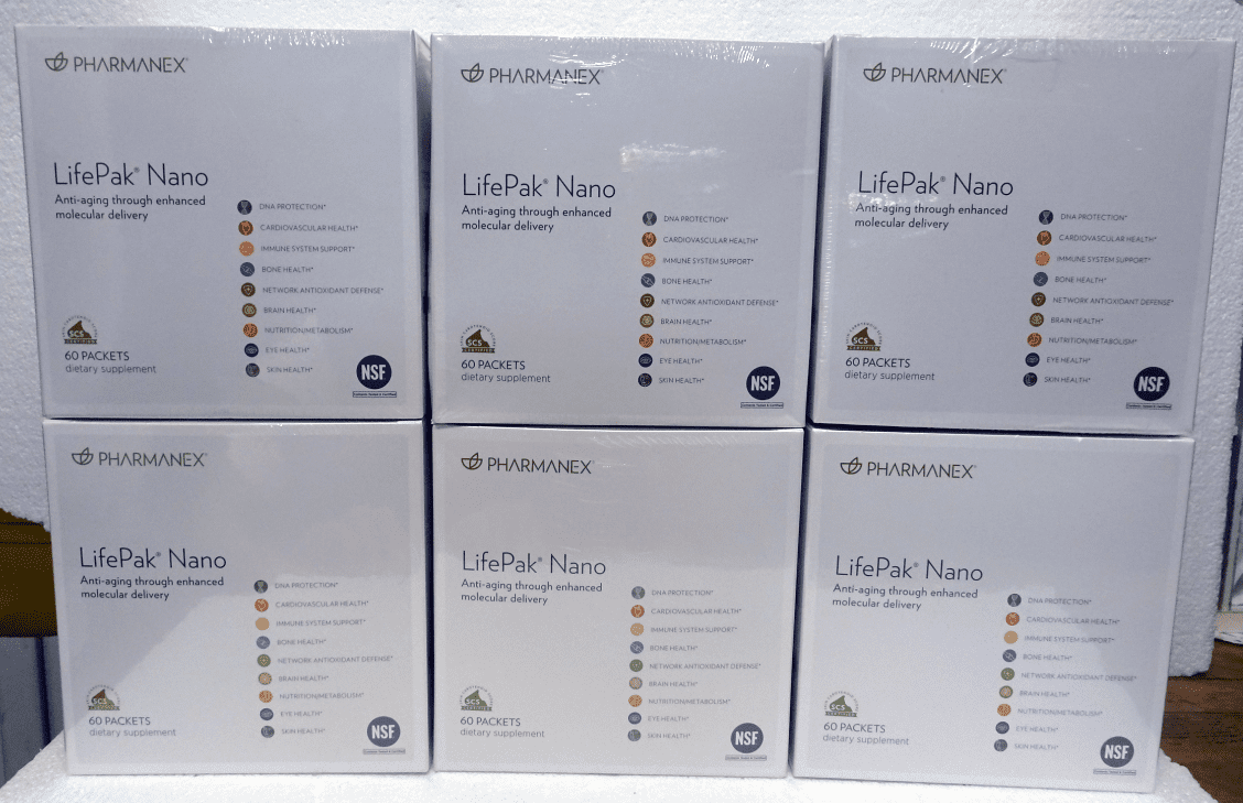 PHARMANEX LifePak Nano+ 60パケット（LifePak Nano 60パケット 滲ま）