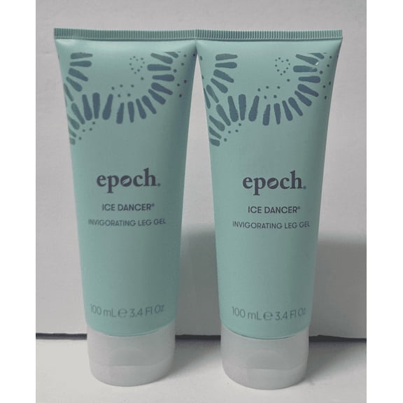 Nu Skin Nuskin Epoch Ice Dancer Invigorating Leg Gel 3.4fl oz 100ml (2 Tubes)