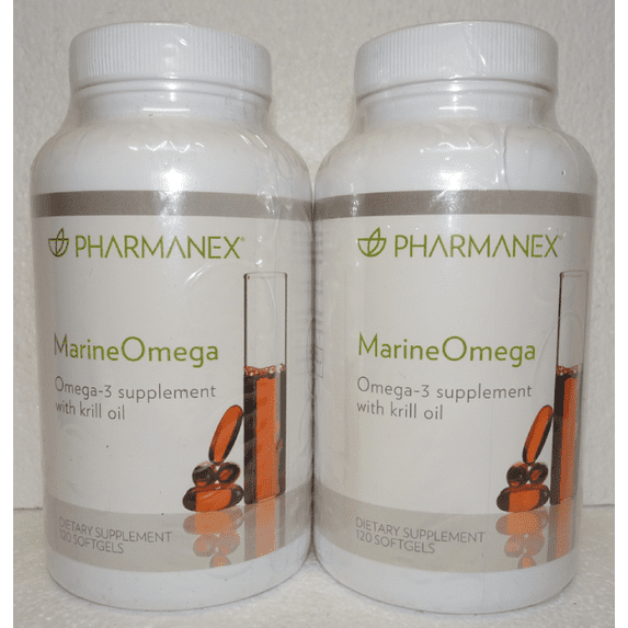 Nu Skin Nuskin Pharmanex Canola Oil MarineOmega Sealed (2 Bottles)