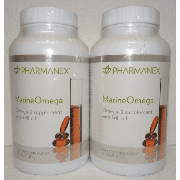 Nu Skin Nuskin Pharmanex Canola Oil MarineOmega Sealed (2 Bottles)