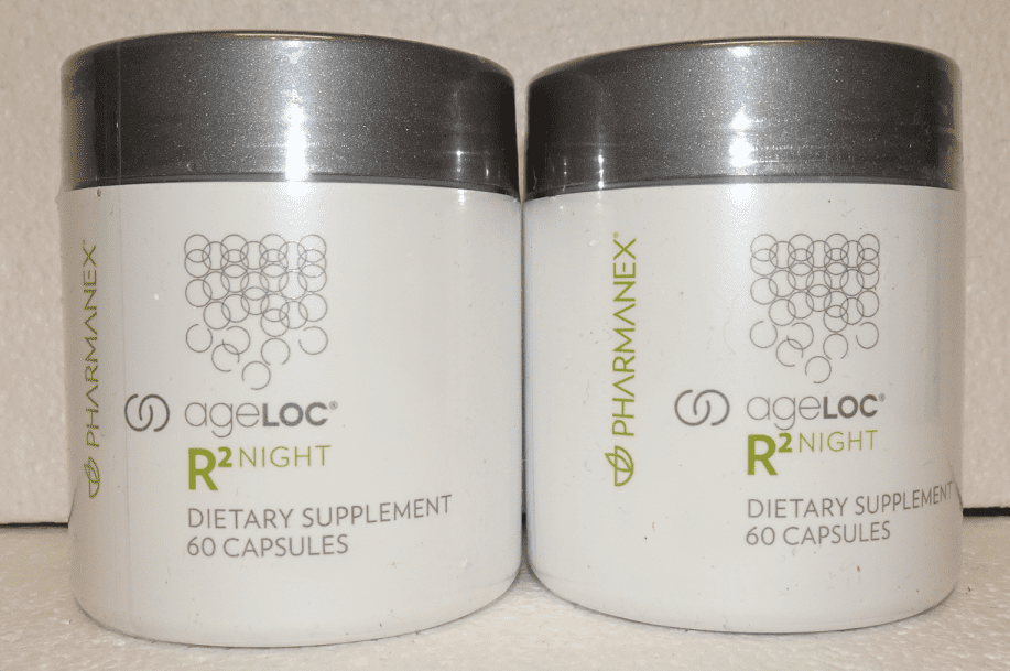 Nu Skin Nuskin Pharmanex Green Tea ageLOC R2 Night Sealed (2 Bottles)