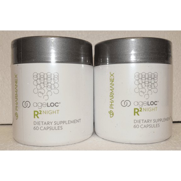 Nu Skin Nuskin Pharmanex Green Tea ageLOC R2 Night Sealed (2 Bottles)