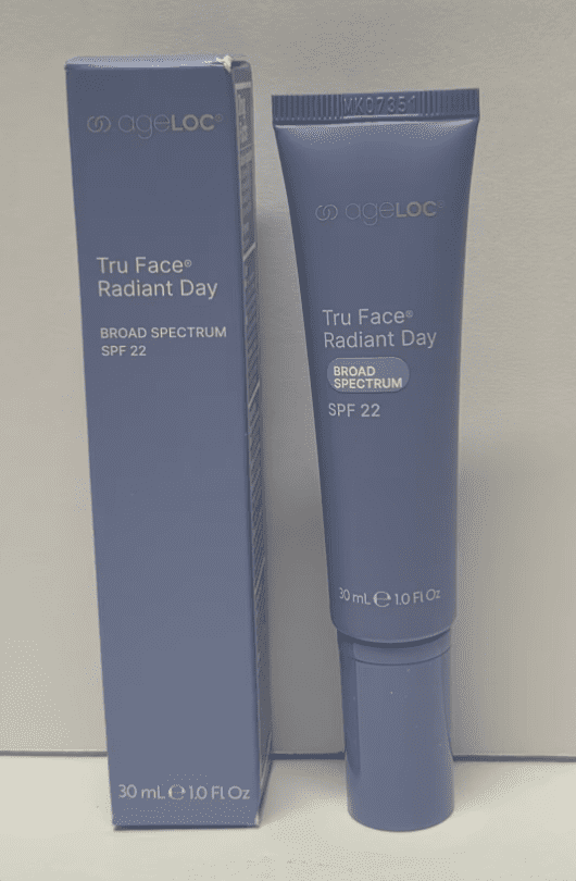 Nu Skin Nuskin Tru Face Radiant Day Broad Spectrum SPF 22 Box 1fl oz 30 ml (Single Box)