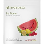 Nu Skin Pharmanex Nu Biome Gut Health Supplement with Prebiotics and Postbiotics, Probiotic Supplement for Digestive Health and Gut Wellness, Daily Digestive Support, 1 Pack