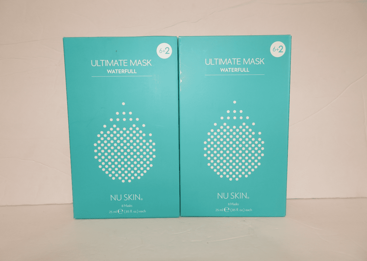 Nu Skin Ultimate Green Tea Waterfull 6+2 Packs 0.85fl oz 25ml (2 Boxes)