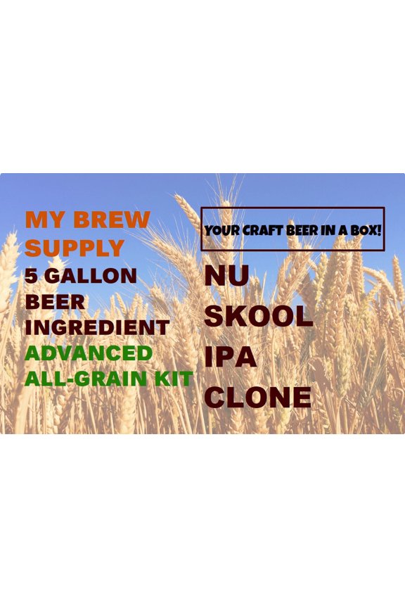 Nu Skool IPA Clone 5 gallon All Grain Advanced Ingredient Kit by My Brew Supply