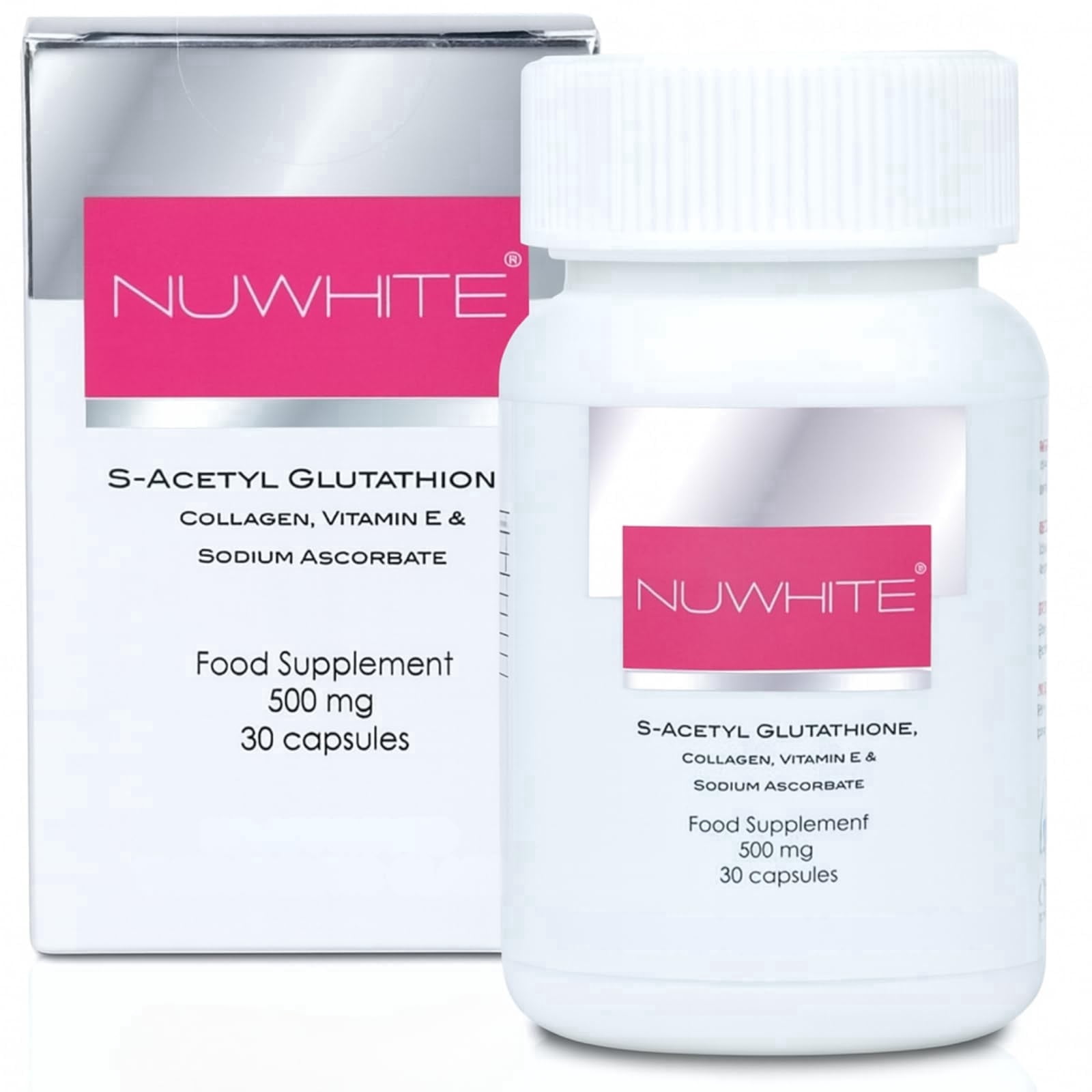 Nu White S-Acetyl Glutathione 30 Capsules – New Sierra Leone