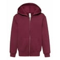 thumbnail image 1 of NuBlend® Youth Full-Zip Hooded Sweatshirt, 1 of 5