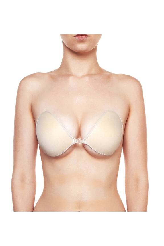 Feather-Lite Super Light Adhesive Bra (F700),D Cup,Fair