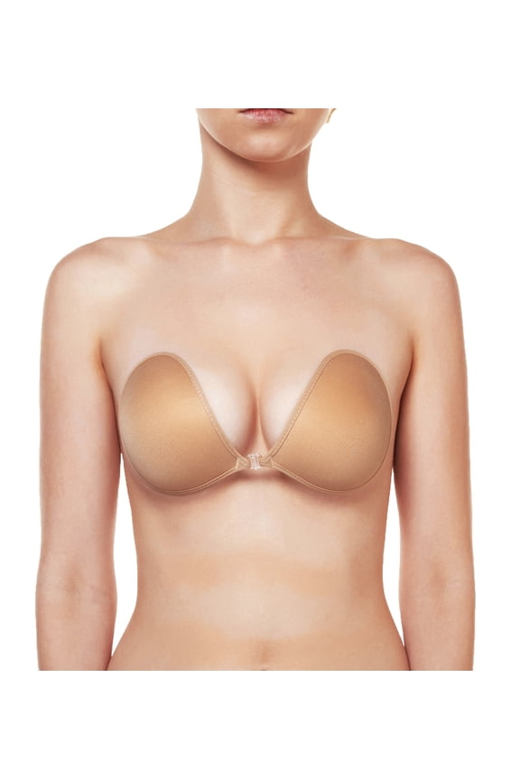 Feather-Lite Super Light Adhesive Bra (F700),D,Tan