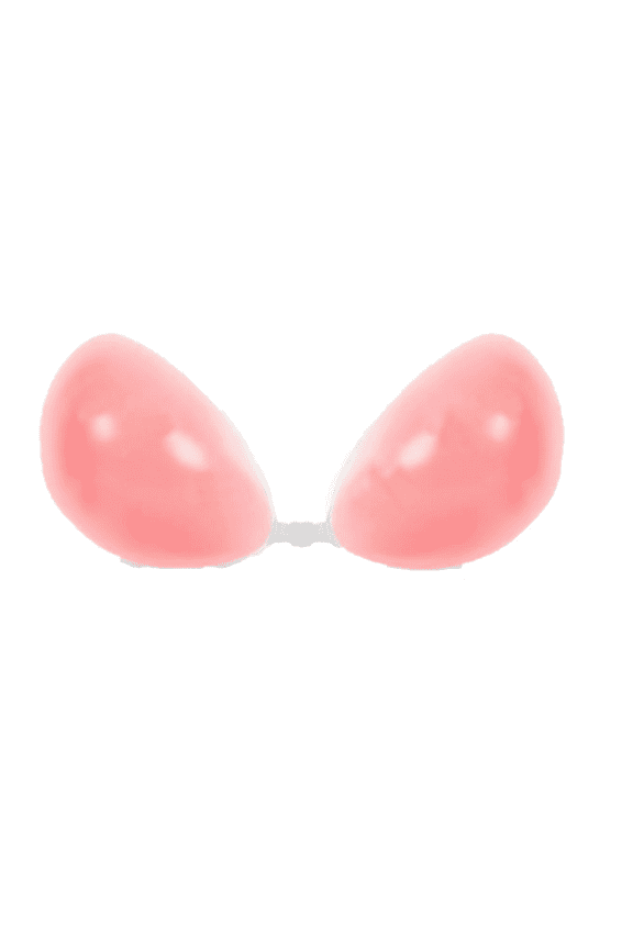 Original 100% Silicone Adhesive Bra. (Petal Pink, A Cup)