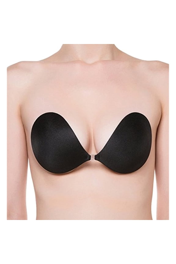 Seamless Adhesive Bra SE888, Black, Cup C