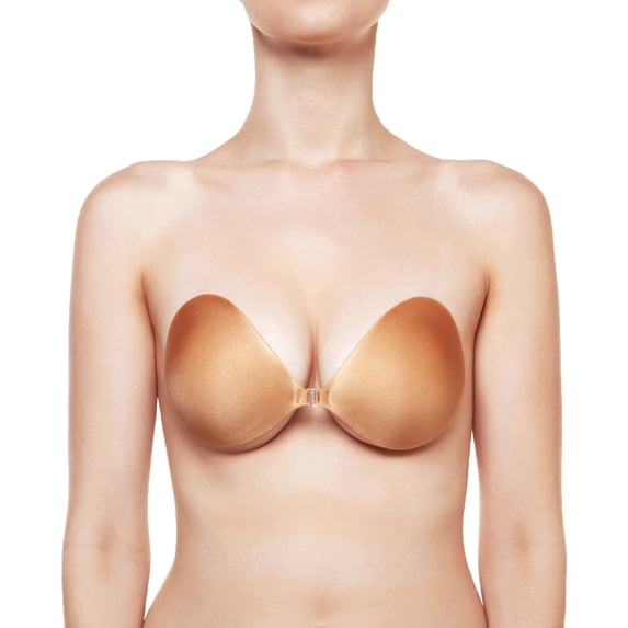 NuBra Seamless Adhesive Bra (SE888),C Cup,Tan