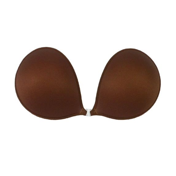 NuBra Women's Feather Lite Bra (Chocolate, C)