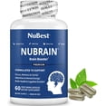 thumbnail image 1 of NuBest NuBrain, Brain Health & Focus Support withGinkgo Biloba & Bacopa Monnieri, 60 Vegetarian Capsules, 1 of 5