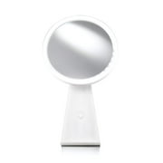 NuBrilliance 8  Magnifying Makeup Mirror Cordless USB Rechargeable -5X Magnification with 360  Dimmable Lighting and Touch Control Cosmetic Makeup Mirror