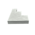 thumbnail image 1 of NuCast Solid Concrete Step Risers, Make a 4-step unit for your home, 4-hi 8" riser (pair) - steps sold separately, 1 of 3