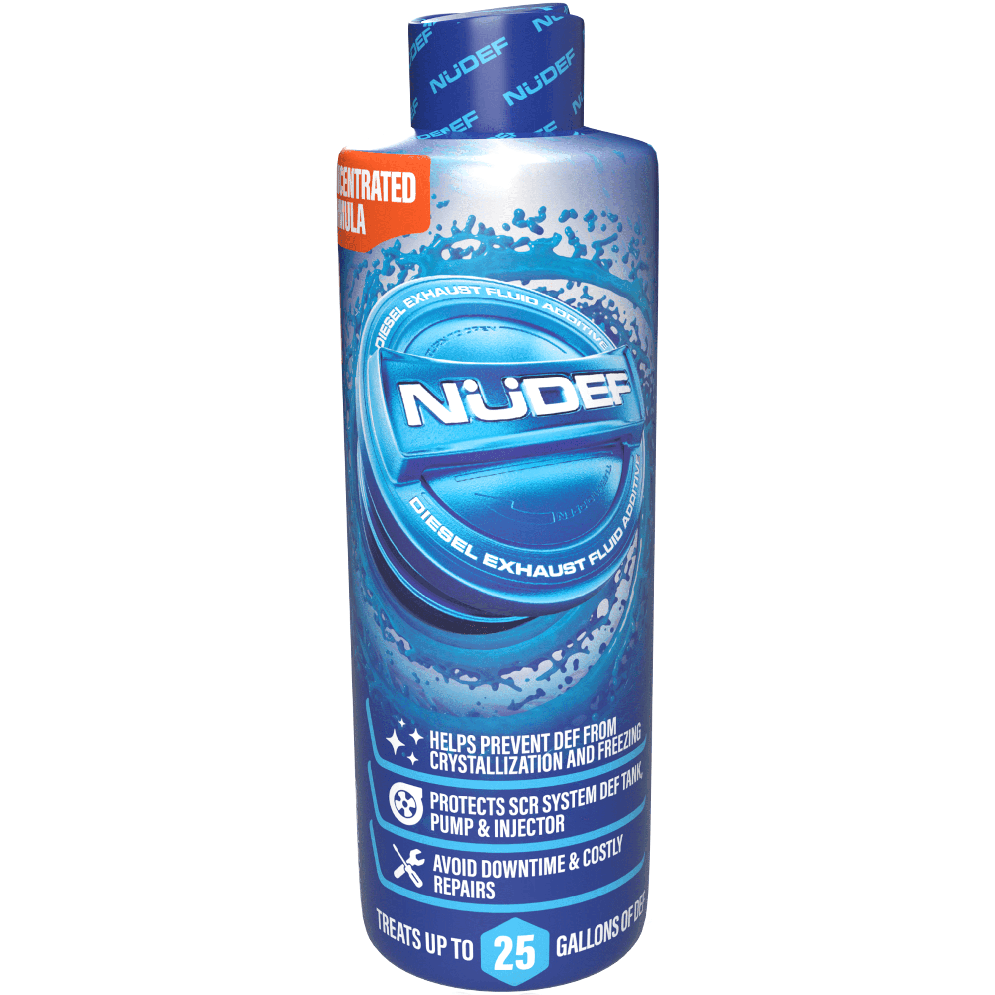 NuDEF Diesel Exhaust Fluid Anti-Crystal Treatment - Treats 25 Gallons - DEF Additive & Stabilizer