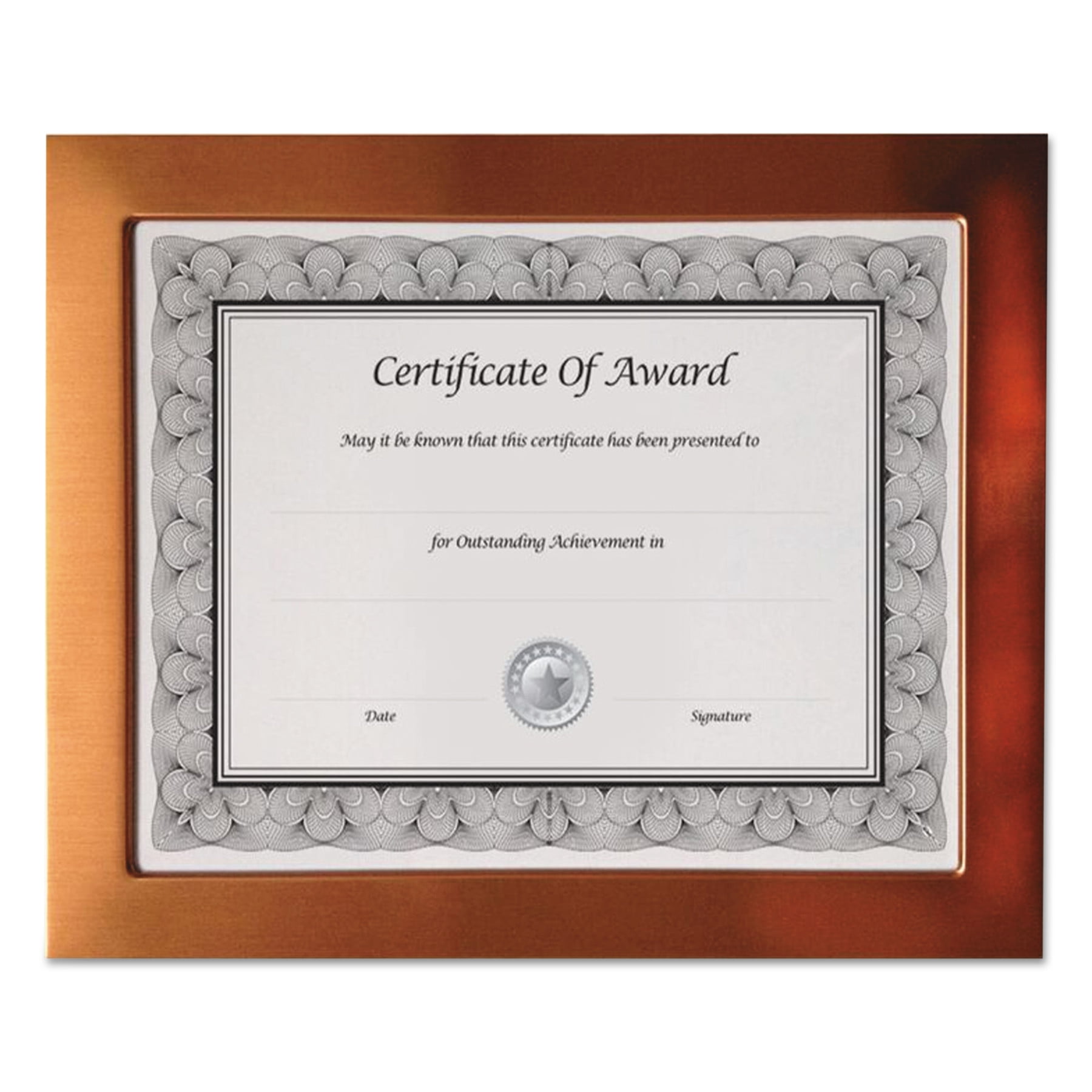 Copper Finish Metal Document/Photo Frame, 8 1/2 x 11 - Walmart.com