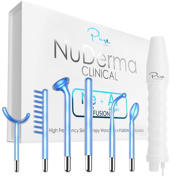 NuDerma High Frequency Clinical Skin Therapy Wand
