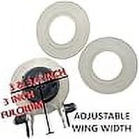 Nuflush 3 Inch Adjustable Flapper Valve, Silicone Seal, ABS ...