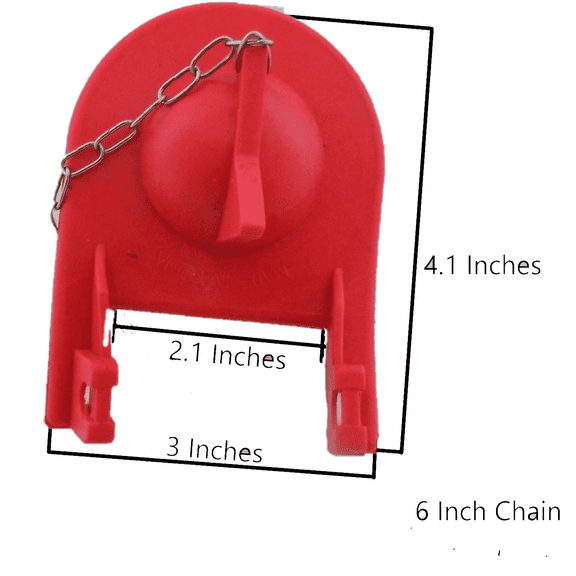 NuFlush 2.5-Inch Toilet Flapper Valve Replacement Compatible with Kohler Shark Top Models GP84138, 84313, 85655, 89825