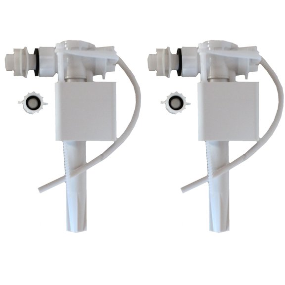 NuFlush Side Mount Toilet Tank Fill Valve Replacement 2 Pack(Does not fit Delta)