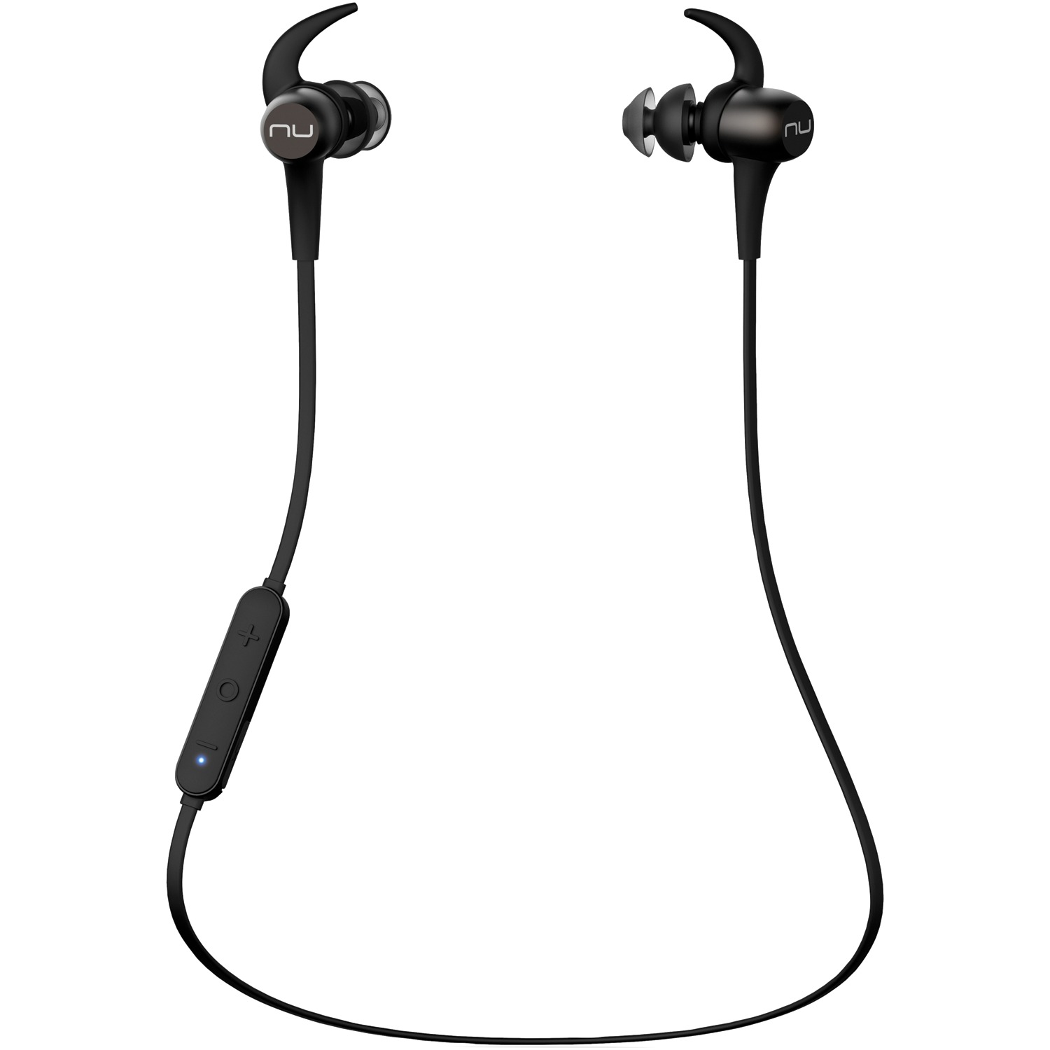 NuForce Bluetooth Sports In-EarHeadphones, Black, BESPORT3 - image 1 of 8
