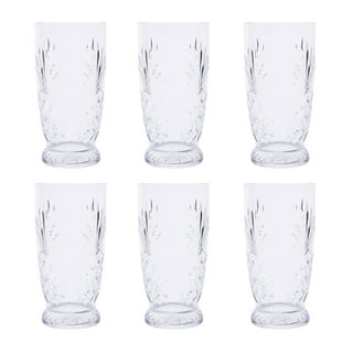 Set of 6 Tea or Hot Water Glass Cups 6 Fluid Ounces