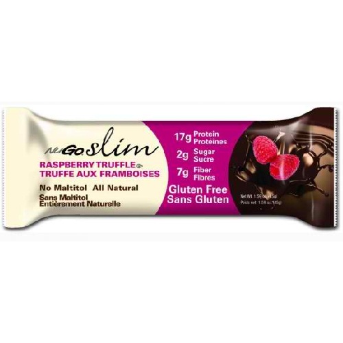 NuGo Nutrition - Slim Real Dark Chocolate Bar Raspberry Truffle - 1.59 ...