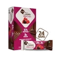 thumbnail image 1 of NuGo Slim Dark Chocolate Raspberry Truffle, 17g Protein, 3g Sugar, 7g Fiber, 160 Calories, Low Net Carbs, Gluten Free, 24 Count, 1 of 8