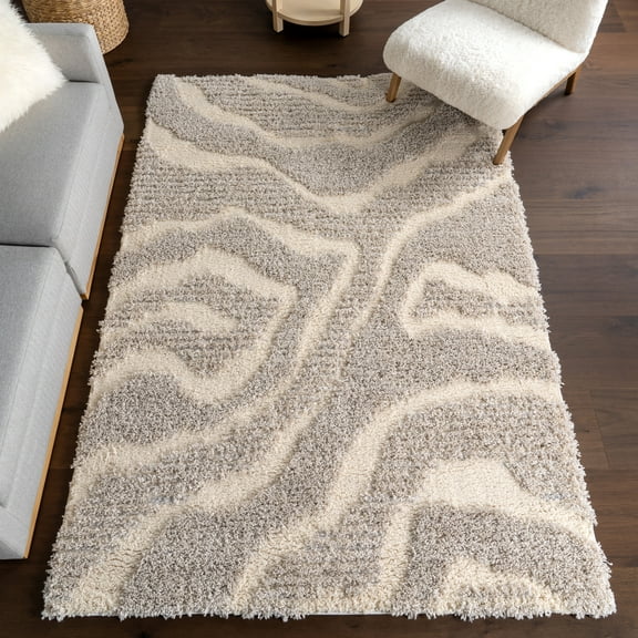 NuLOOM Daisy Glam Area Rug, 4' x 6', Daisy Grey
