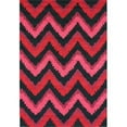 thumbnail image 1 of NuLoom HJUZB15A-76096 7 ft. 6 in. x 9 ft. 6 in. Chic Chevron Fuschia Pink Hand Tufted Area Rug, 1 of 1