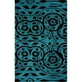 thumbnail image 1 of NuLoom MTVS44A-508 5 ft.  x 8 ft.  Waba Turquoise Hand Tufted Area Rug, 1 of 1