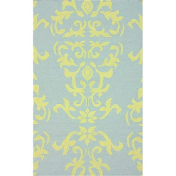 NuLoom MTVS55A-508 5 ft. x 8 ft. Laticia Flatwoven Grey Flatweave Area Rug