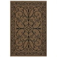 thumbnail image 1 of NuLoom OWDN03B-311057 3 ft. 11 in. x 5 ft. 7 in. Outdoor Krem Brown Machine Made Area Rug, 1 of 1
