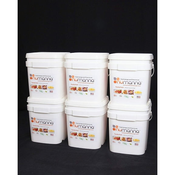 NuManna 2 person/ 12 Month Long Term Storage Food