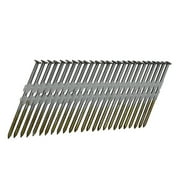 NuMax FRN.131-3B500 21 Degree 3" x .131" Plastic Collated Bright Finish Full Round Head Smooth Shank Framing Nails (500 Count)