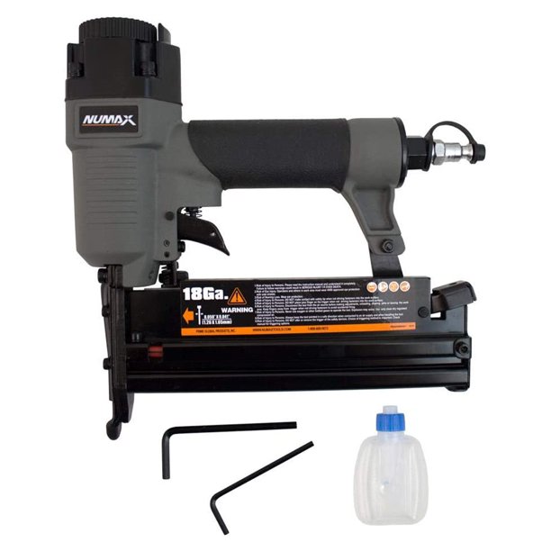 NuMax SL31 Pneumatic 3in1 16 and 18 Gauge 2 Inches Finish Nailer and