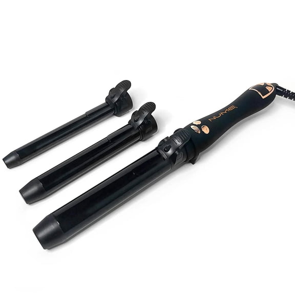 Automatic Curling Set NuMe 3Barrel Rotating Curl Kit