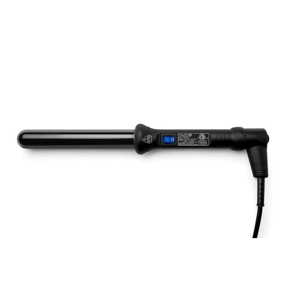 NuMe Classic Ceramic Curling Wand - Tourmaline 25mm Barrel Hair Curler, Negative Ion Conditioning, Far Infrared Heat - All Hair Types C73