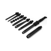 Nume Octowand Tourmaline Ceramic Curling Wand Set, 8-in-1, Black