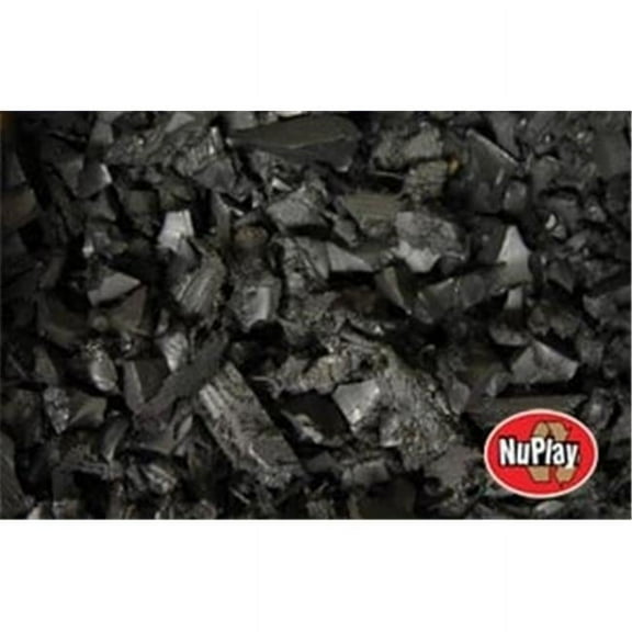 NuPlay 75 cu ft. Rubber Mulch Nuggets - Black